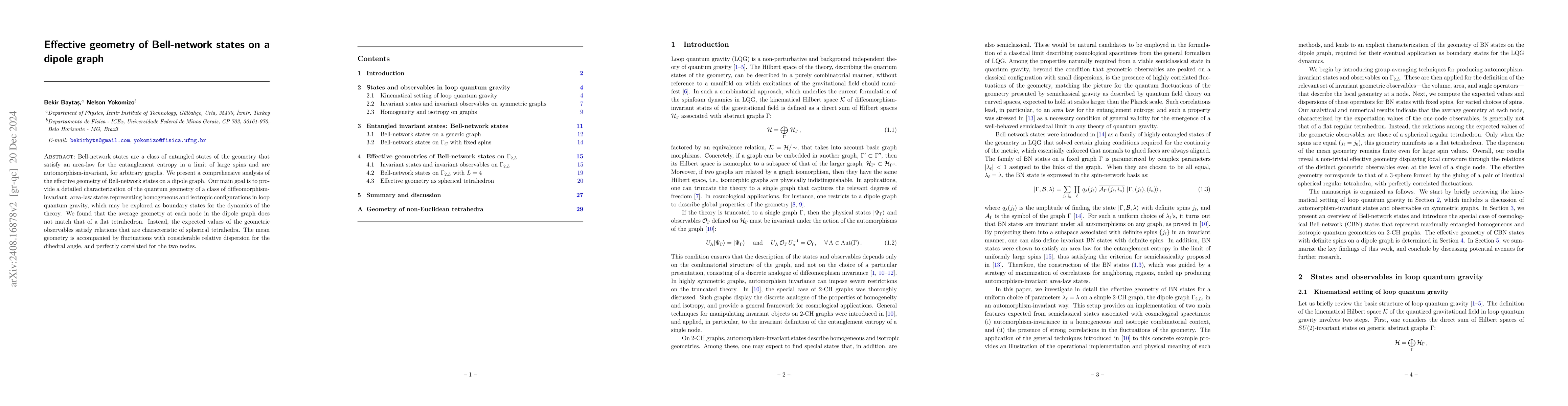 Thumbnail for Effective geometry of Bell-network states on a dipole graph