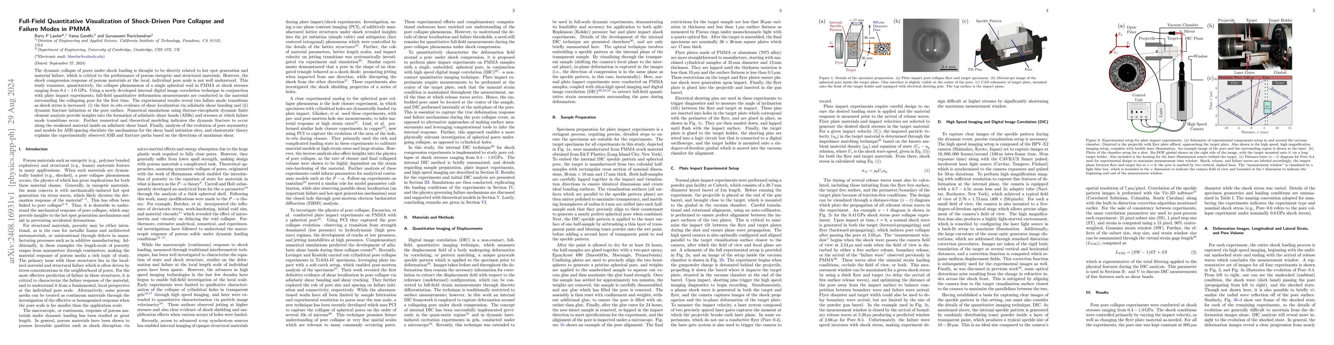 Thumbnail for Full-Field Quantitative Visualization of Shock-Driven Pore Collapse and
  Failure Modes in PMMA