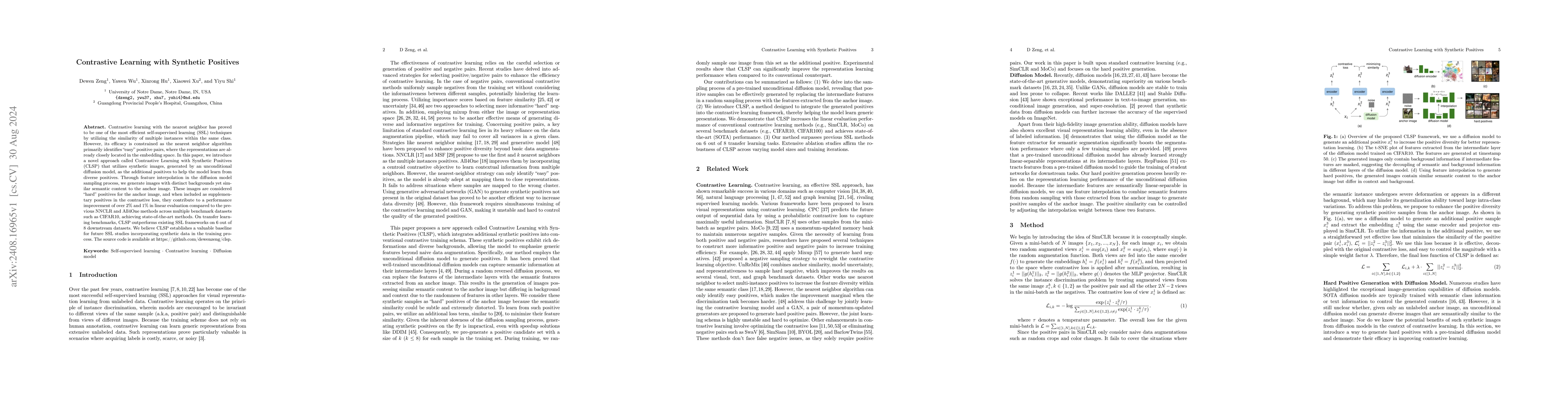 Thumbnail for Contrastive Learning with Synthetic Positives