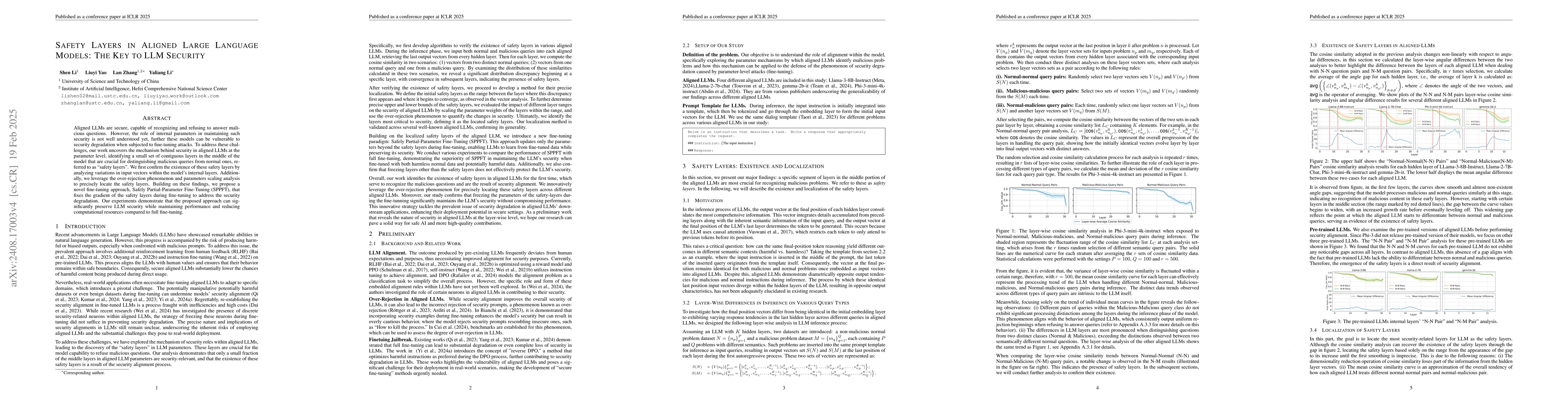 Thumbnail for Safety Layers of Aligned Large Language Models: The Key to LLM Security