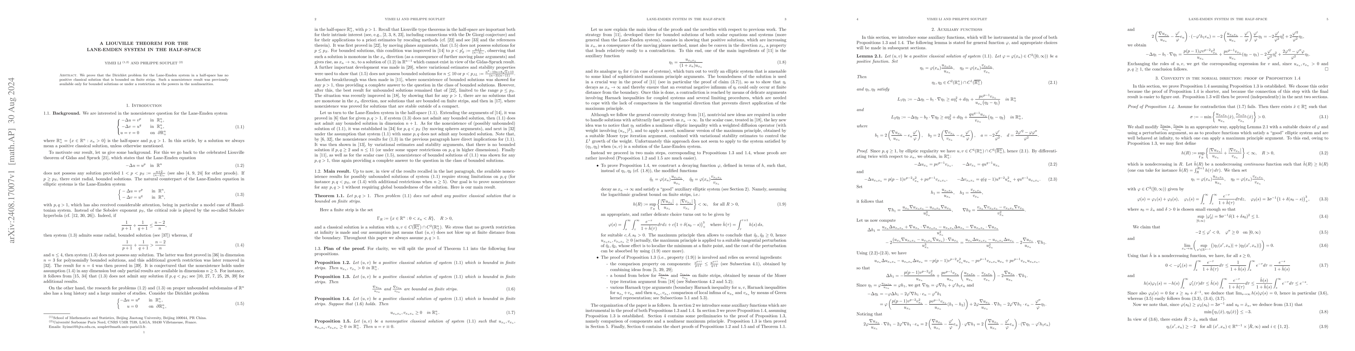 Thumbnail for A Liouville theorem for the Lane-Emden system in the half-space