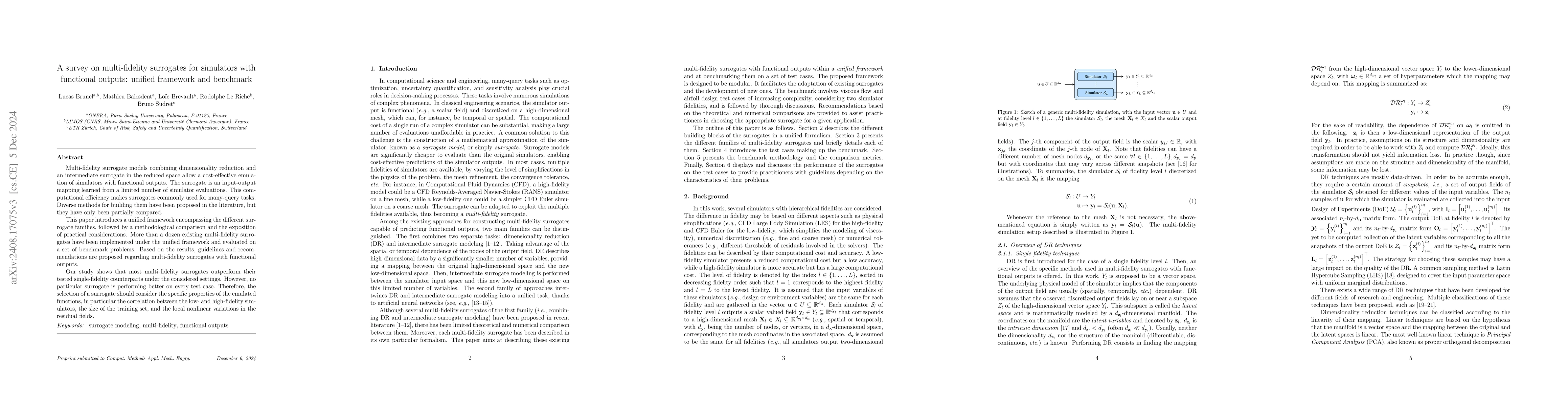 Thumbnail for A survey on multi-fidelity surrogates for simulators with functional
  outputs: unified framework and benchmark