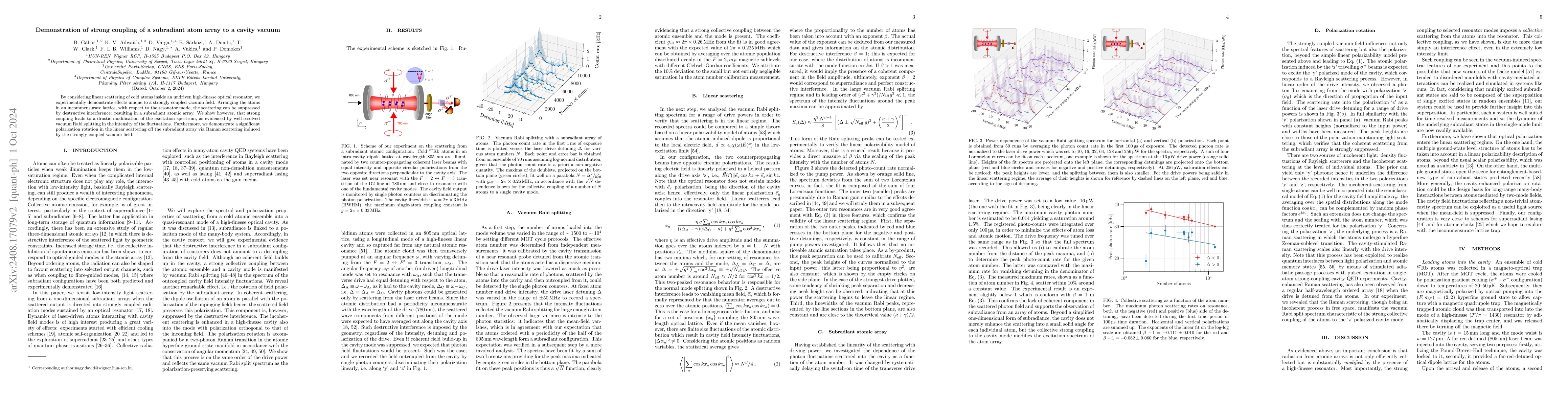 Thumbnail for Demonstration of strong coupling of a subradiant atom array to a cavity
  vacuum