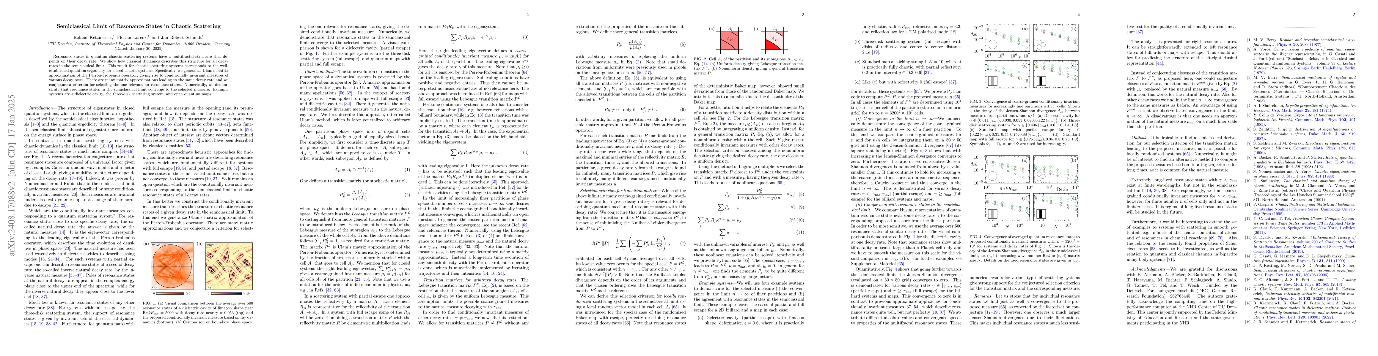 Thumbnail for Semiclassical limit of resonance states in chaotic scattering