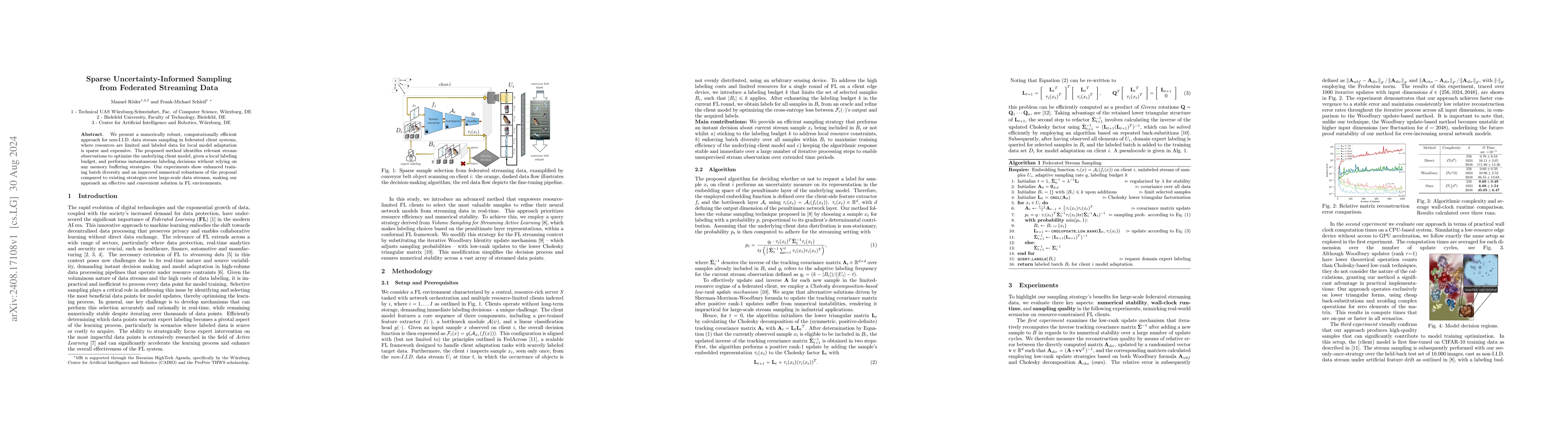 Thumbnail for Sparse Uncertainty-Informed Sampling from Federated Streaming Data
