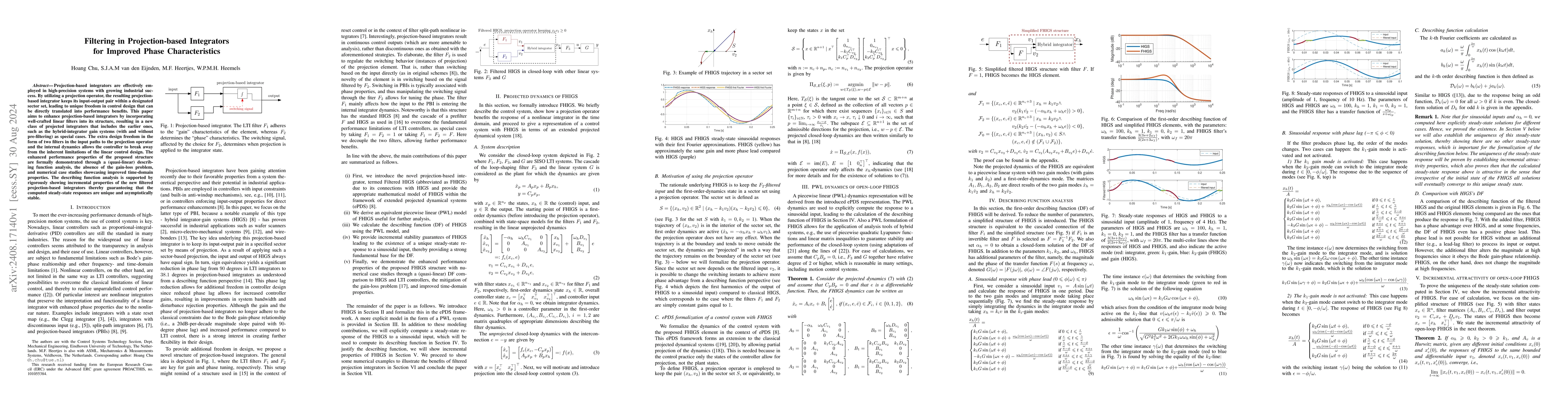Thumbnail for Filtering in Projection-based Integrators for Improved Phase
  Characteristics