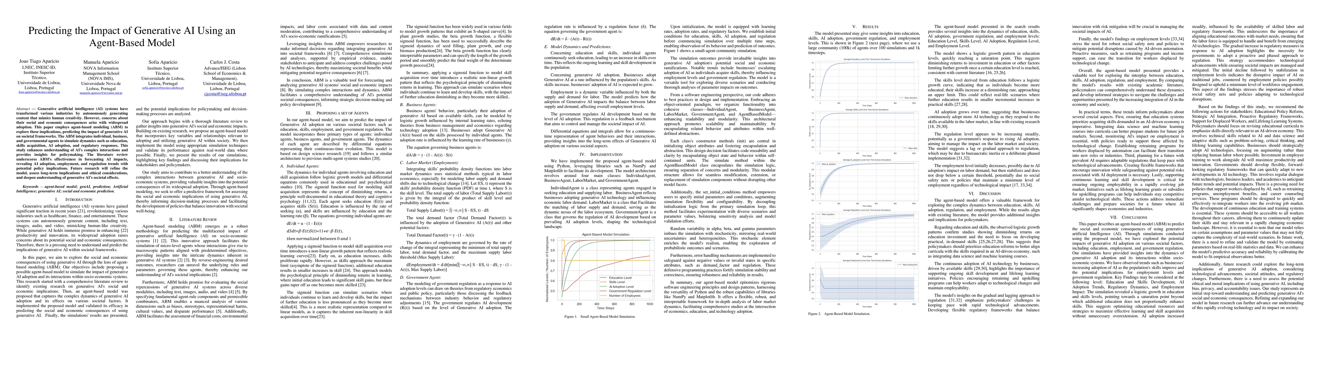 Thumbnail for Predicting the Impact of Generative AI Using an Agent-Based Model