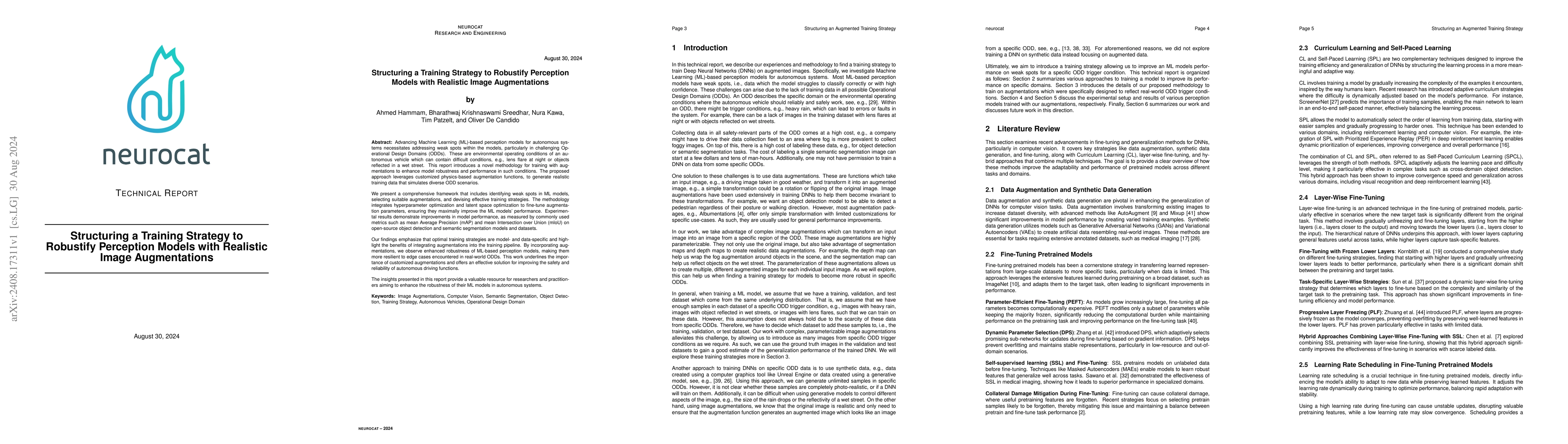 Thumbnail for Structuring a Training Strategy to Robustify Perception Models with
  Realistic Image Augmentations