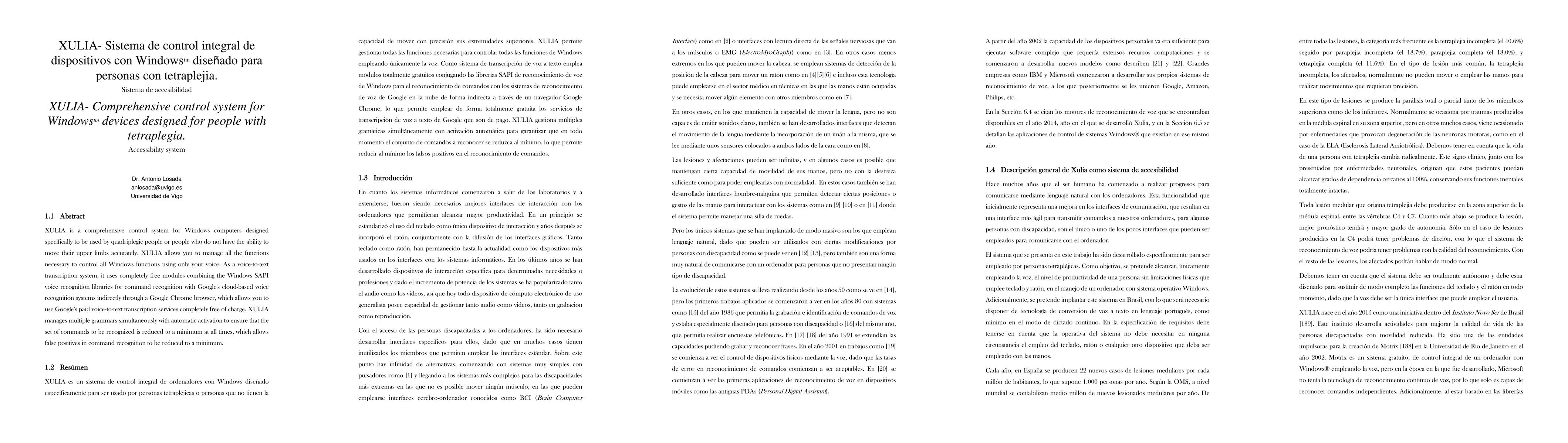 Thumbnail for XULIA -- Comprehensive control system for Windows$^{tm}$ devices
  designed for people with tetraplegia