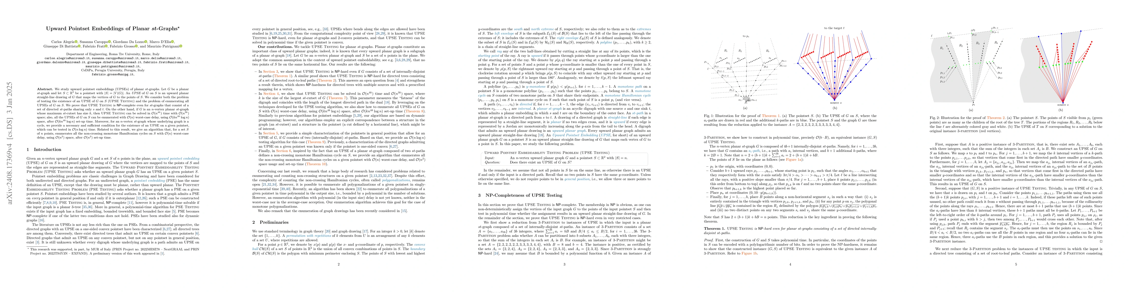 Thumbnail for Upward Pointset Embeddings of Planar st-Graphs