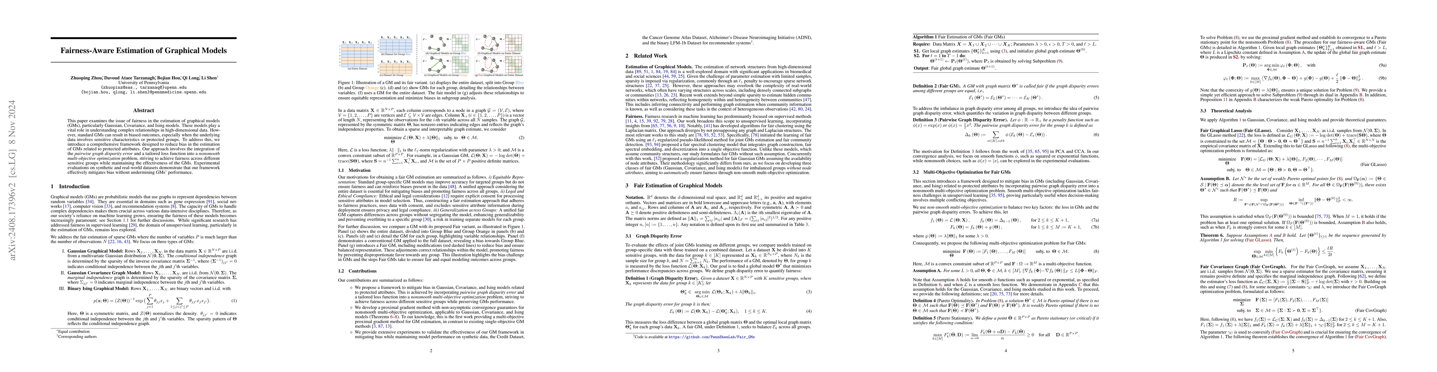 Thumbnail for Fairness-Aware Estimation of Graphical Models