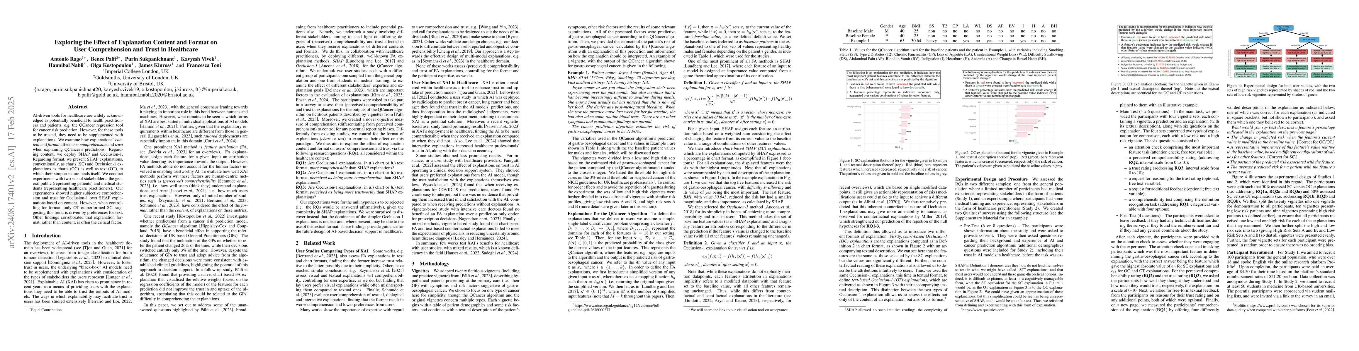 Thumbnail for Exploring the Effect of Explanation Content and Format on User
  Comprehension and Trust