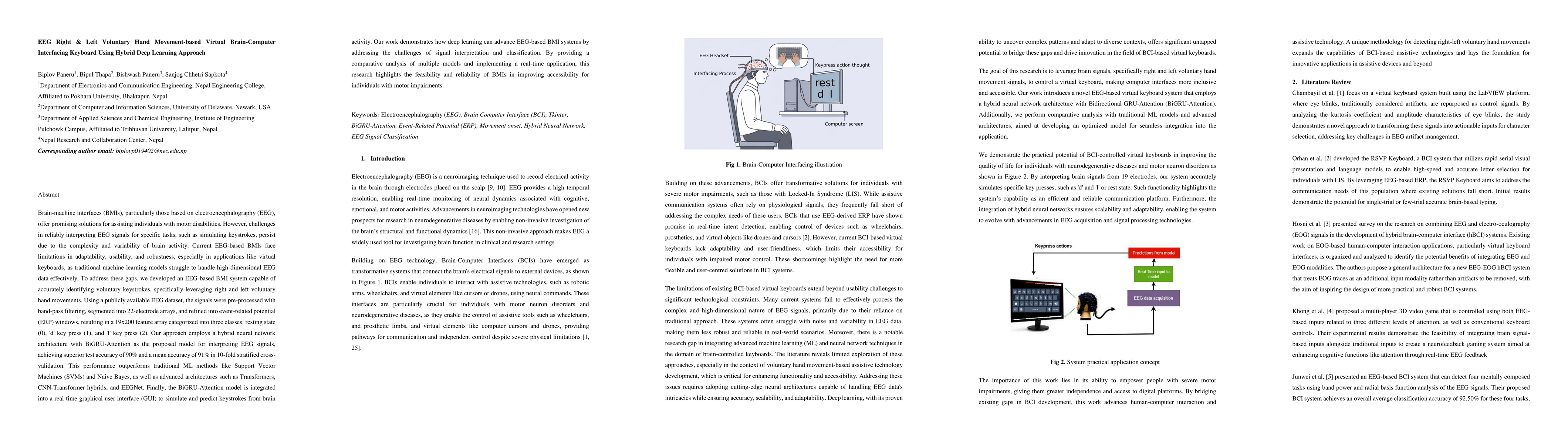 Thumbnail for EEG Right & Left Voluntary Hand Movement-based Virtual Brain-Computer
  Interfacing Keyboard with Machine Learning and a Hybrid Bi-Directional
  LSTM-GRU Model