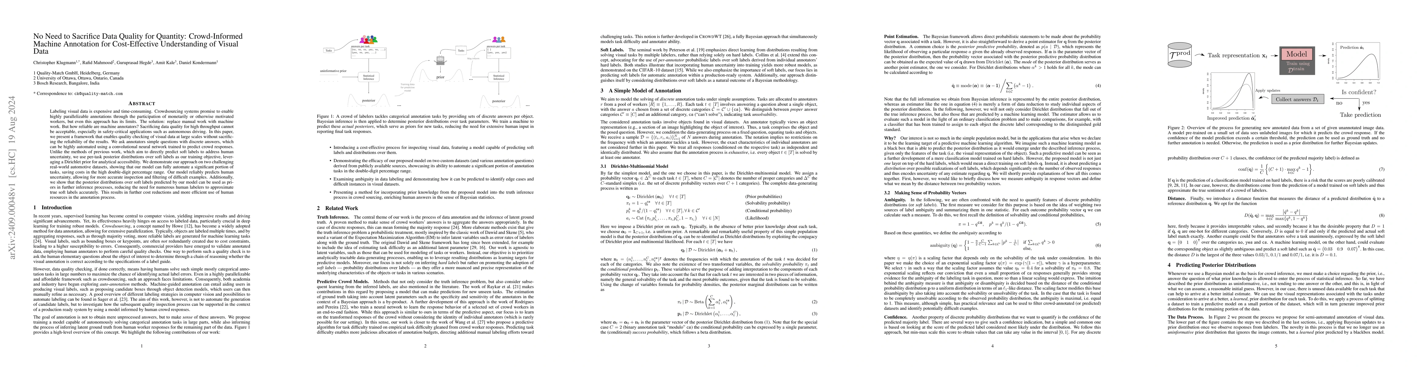 Thumbnail for No Need to Sacrifice Data Quality for Quantity: Crowd-Informed Machine
  Annotation for Cost-Effective Understanding of Visual Data
