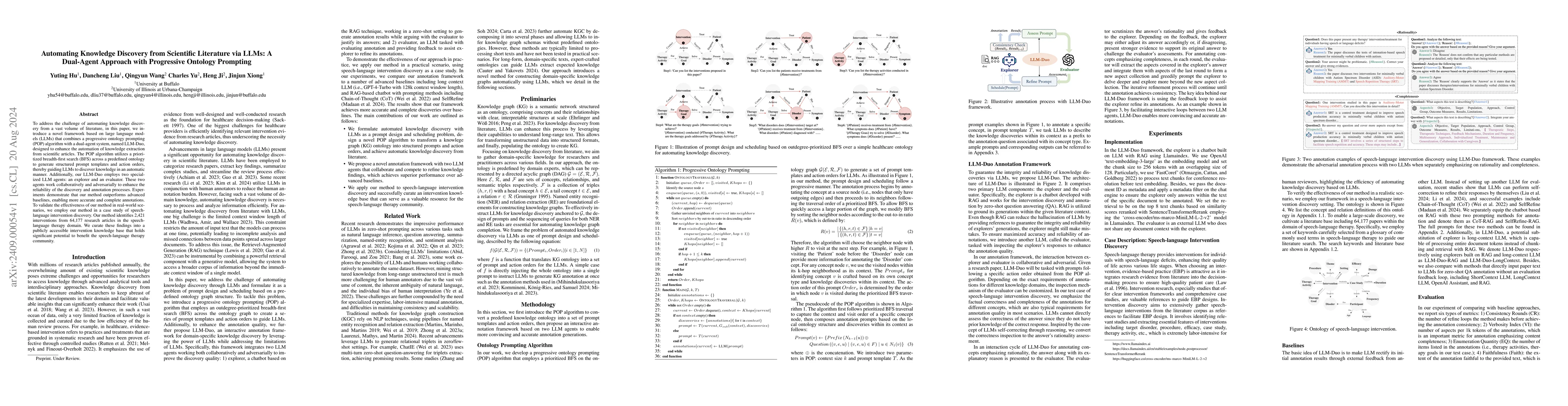 Thumbnail for Automating Knowledge Discovery from Scientific Literature via LLMs: A
  Dual-Agent Approach with Progressive Ontology Prompting
