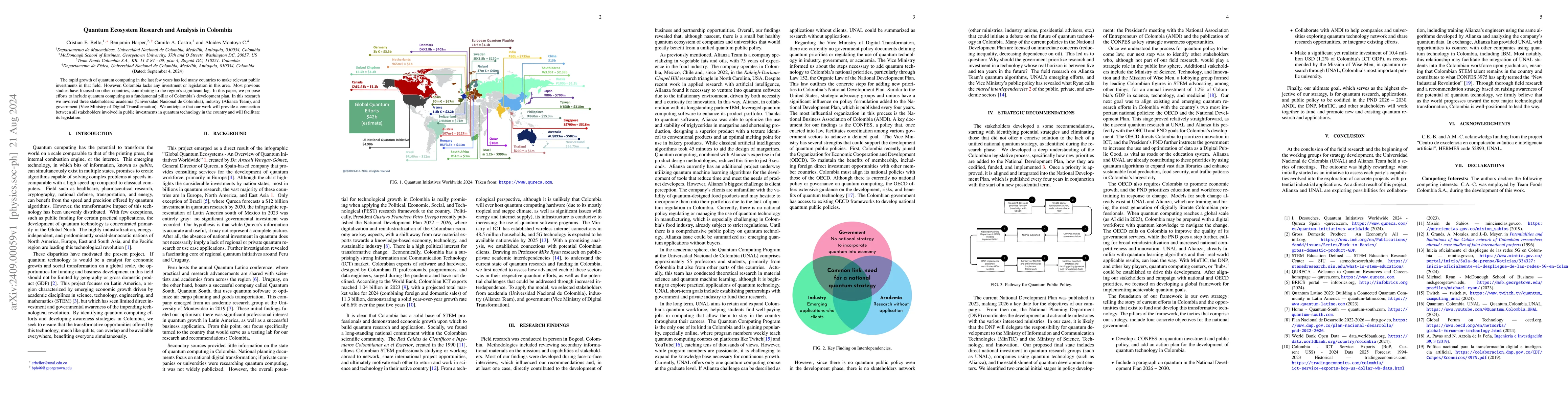 Thumbnail for Quantum Ecosystem Research and Analysis in Colombia
