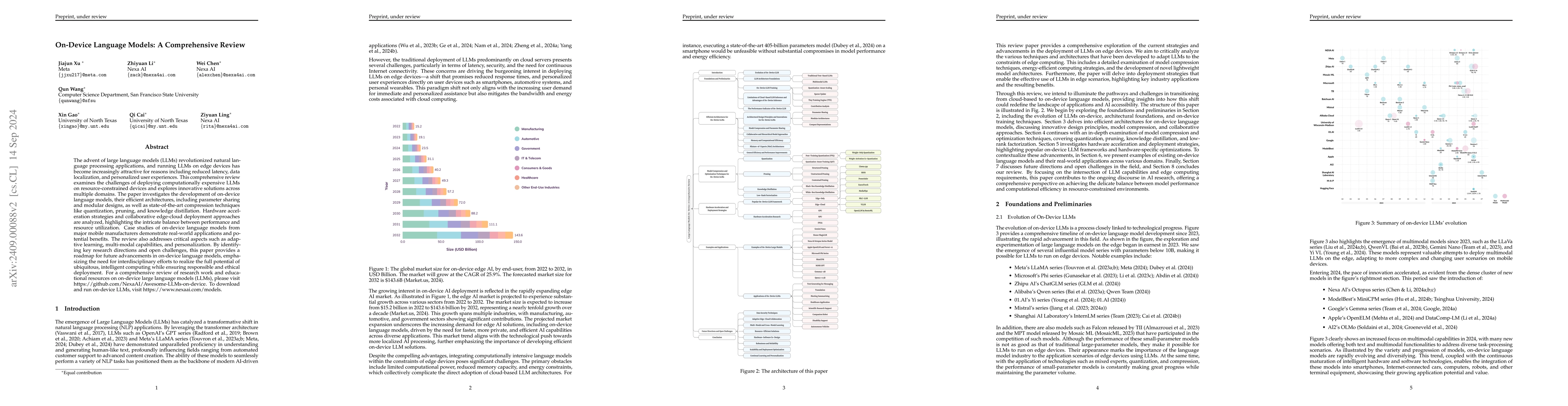 Thumbnail for On-Device Language Models: A Comprehensive Review
