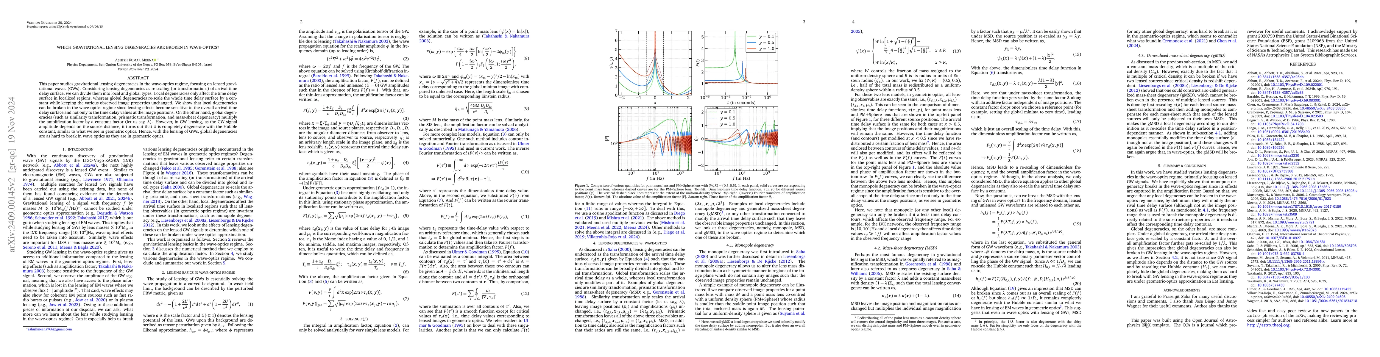 Thumbnail for Which gravitational lensing degeneracies are broken in wave-optics?