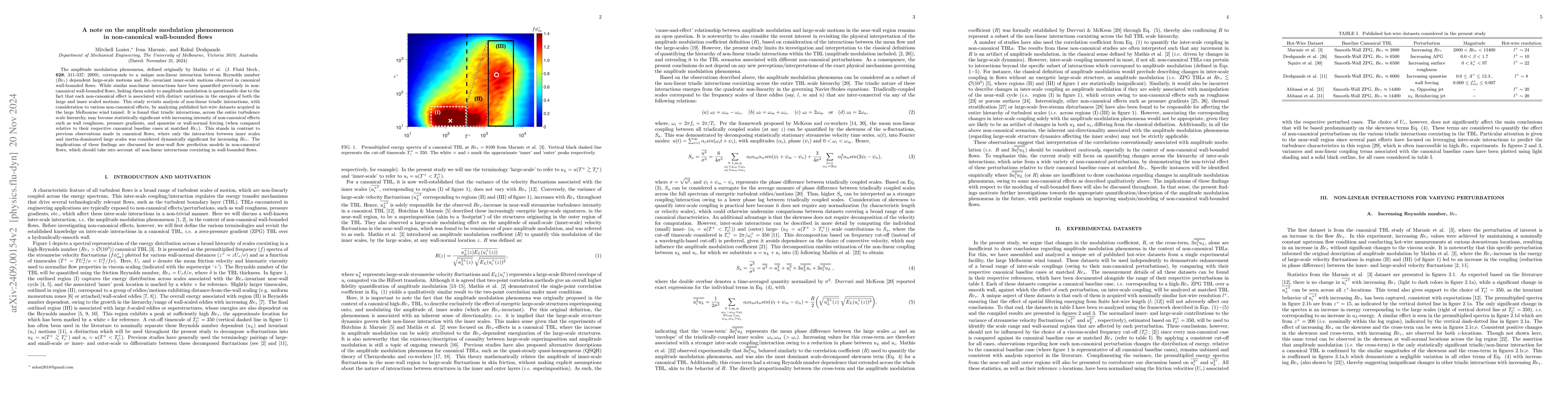 Thumbnail for A note on the amplitude modulation phenomenon in non-canonical
  wall-bounded flows