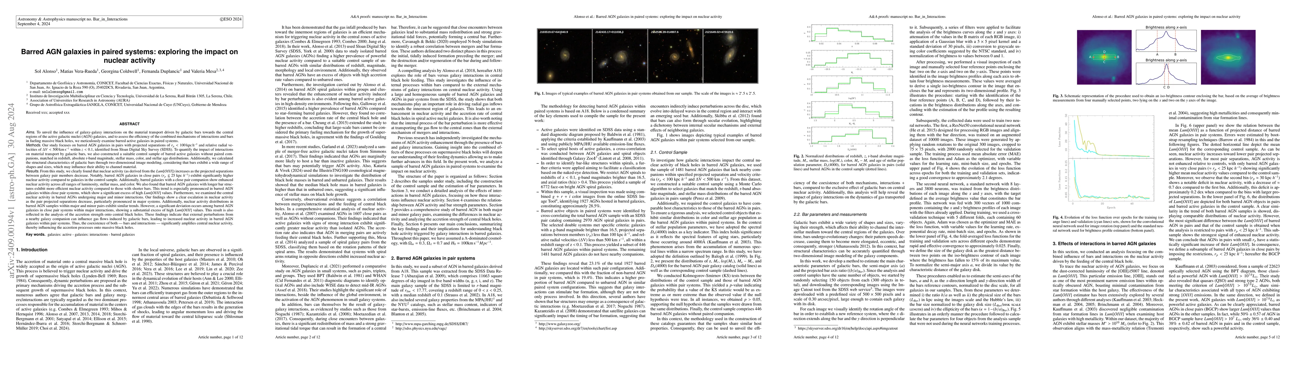 Thumbnail for Barred AGN galaxies in paired systems: exploring the impact on nuclear
  activity