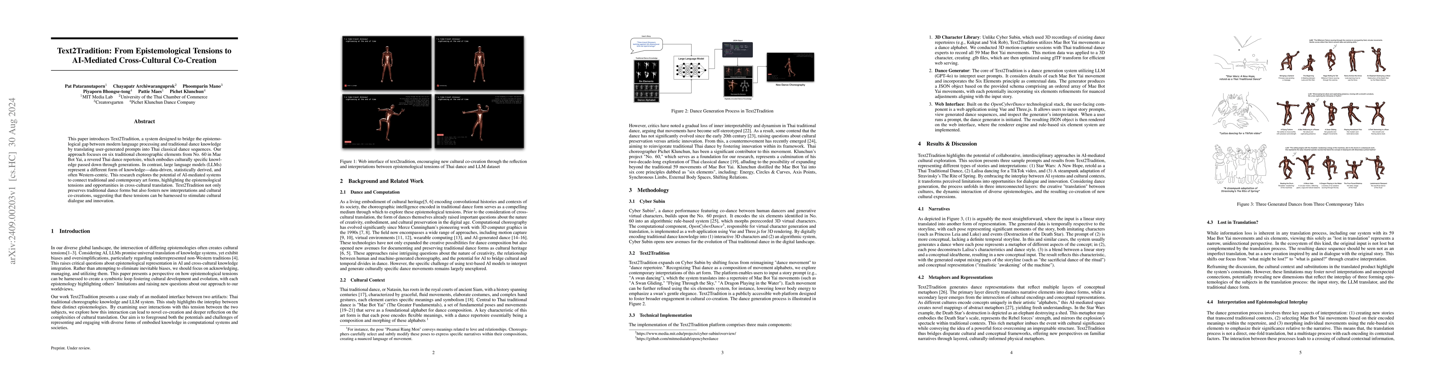 Thumbnail for Text2Tradition: From Epistemological Tensions to AI-Mediated
  Cross-Cultural Co-Creation