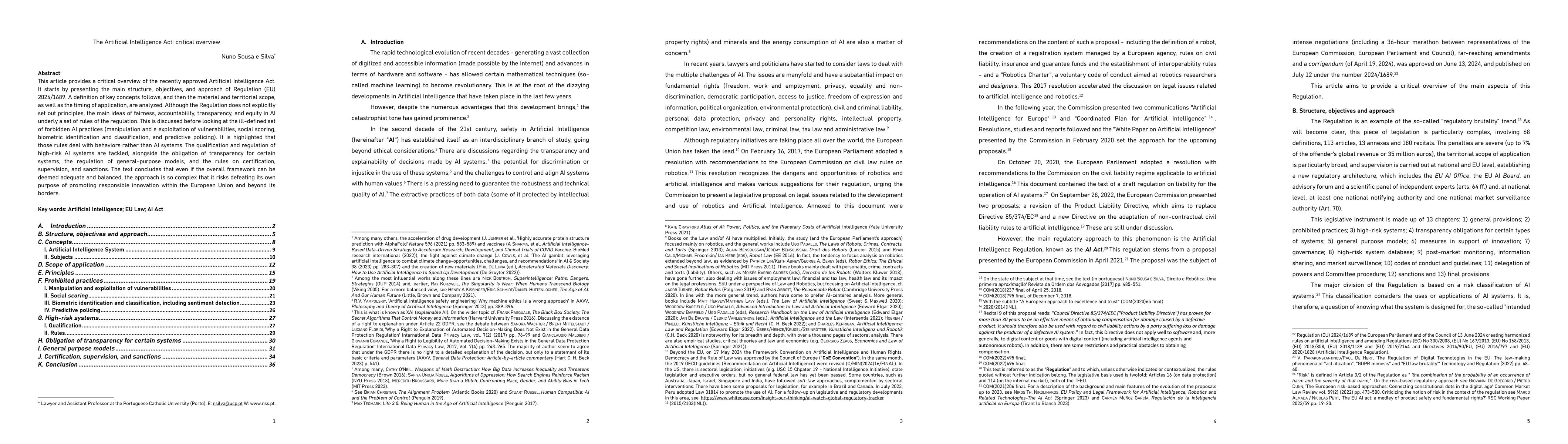 Thumbnail for The Artificial Intelligence Act: critical overview