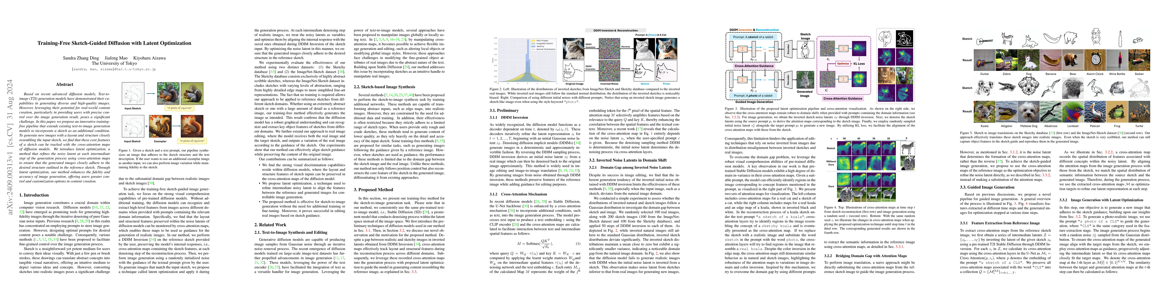 Thumbnail for Training-Free Sketch-Guided Diffusion with Latent Optimization