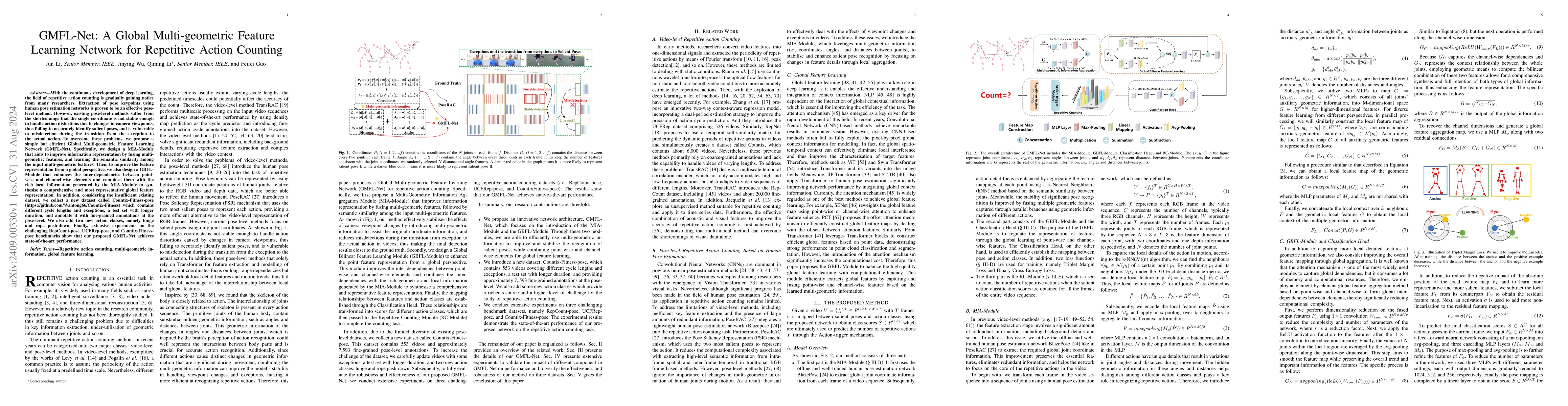 Thumbnail for GMFL-Net: A Global Multi-geometric Feature Learning Network for
  Repetitive Action Counting