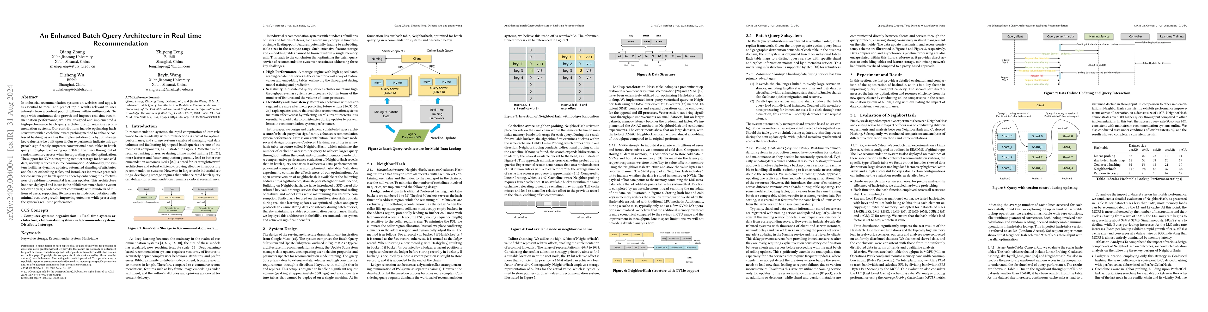 Thumbnail for An Enhanced Batch Query Architecture in Real-time Recommendation
