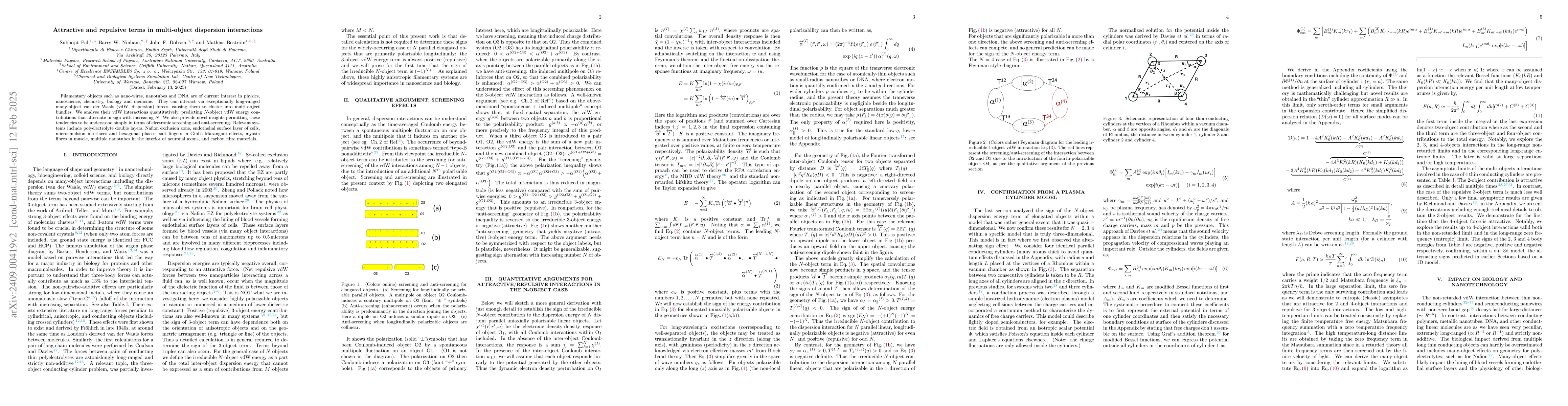 Thumbnail for Attractive and repulsive terms in multi-object dispersion interactions