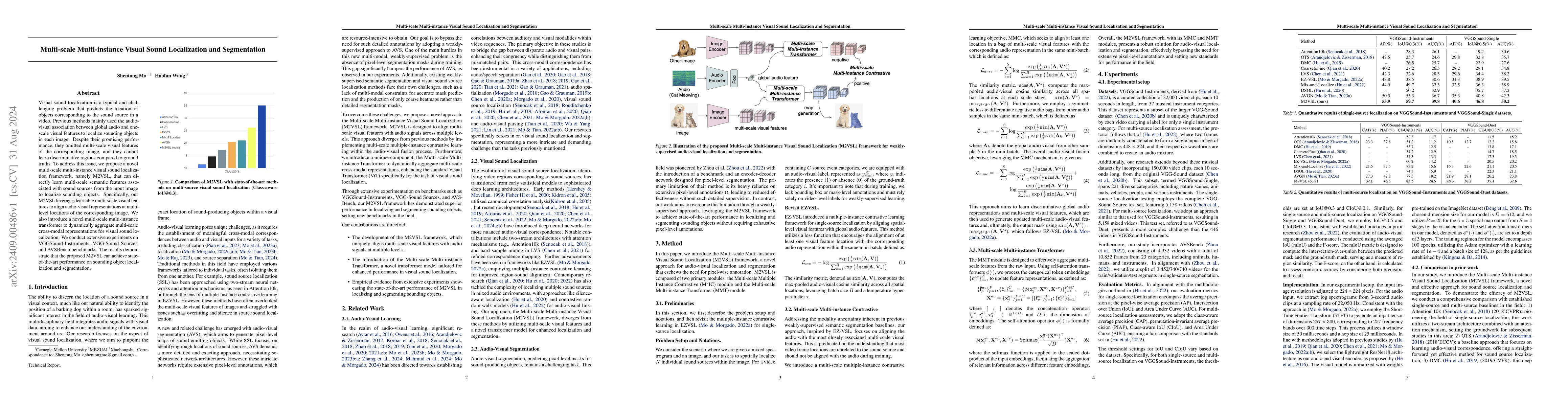 Thumbnail for Multi-scale Multi-instance Visual Sound Localization and Segmentation