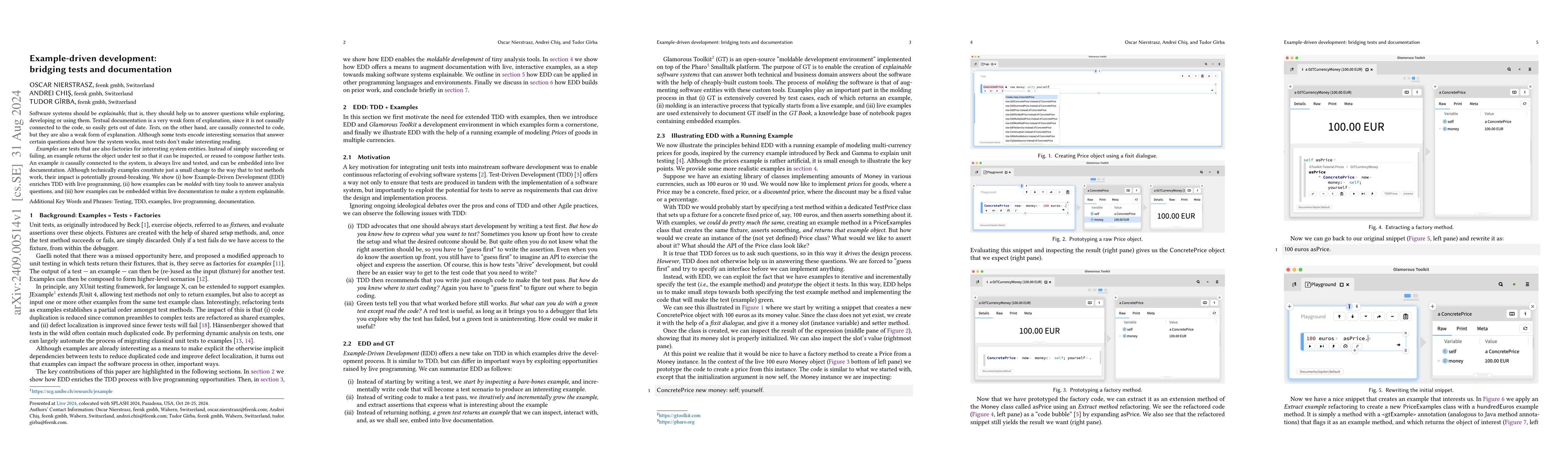 Thumbnail for Example-driven development: bridging tests and documentation