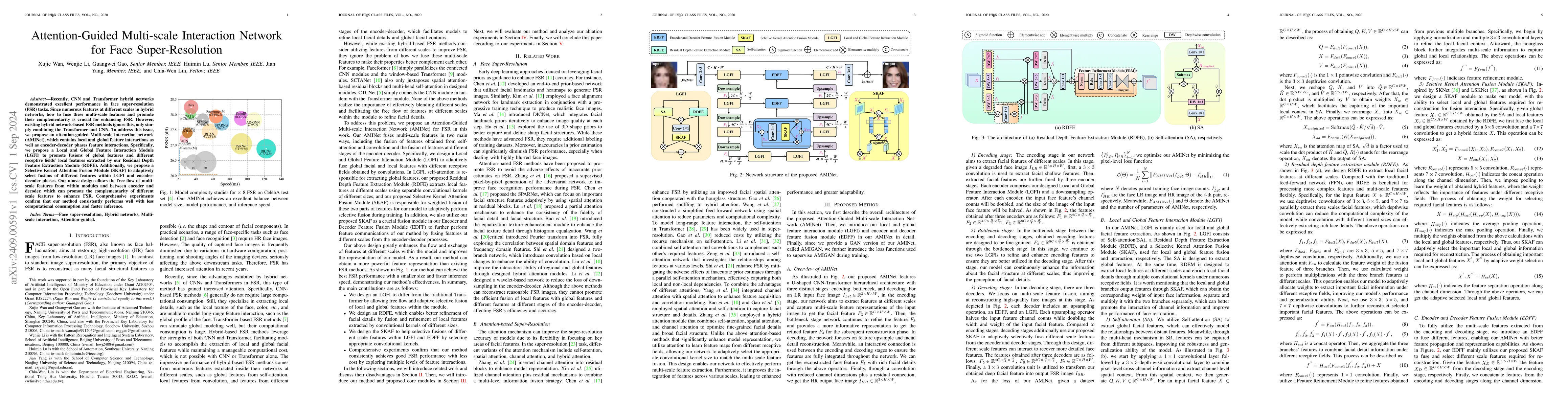 Thumbnail for Attention-Guided Multi-scale Interaction Network for Face
  Super-Resolution