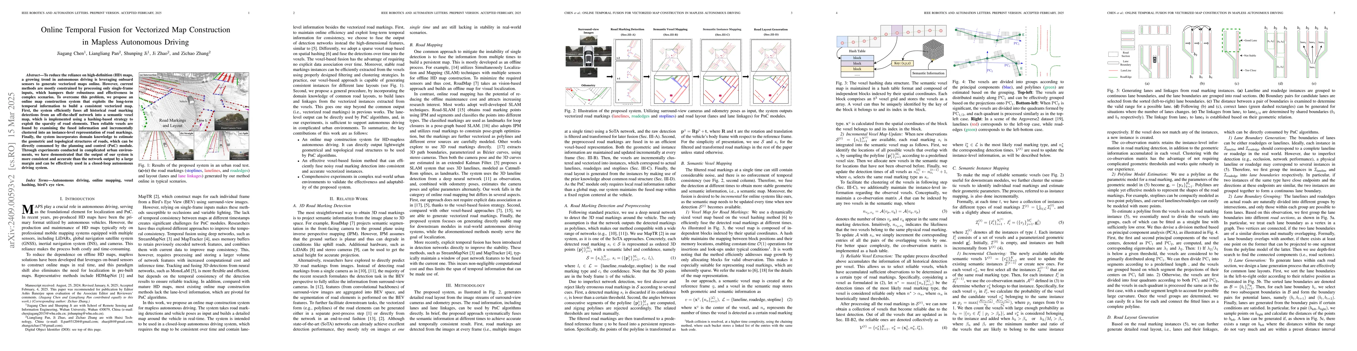 Thumbnail for Online Temporal Fusion for Vectorized Map Construction in Mapless
  Autonomous Driving