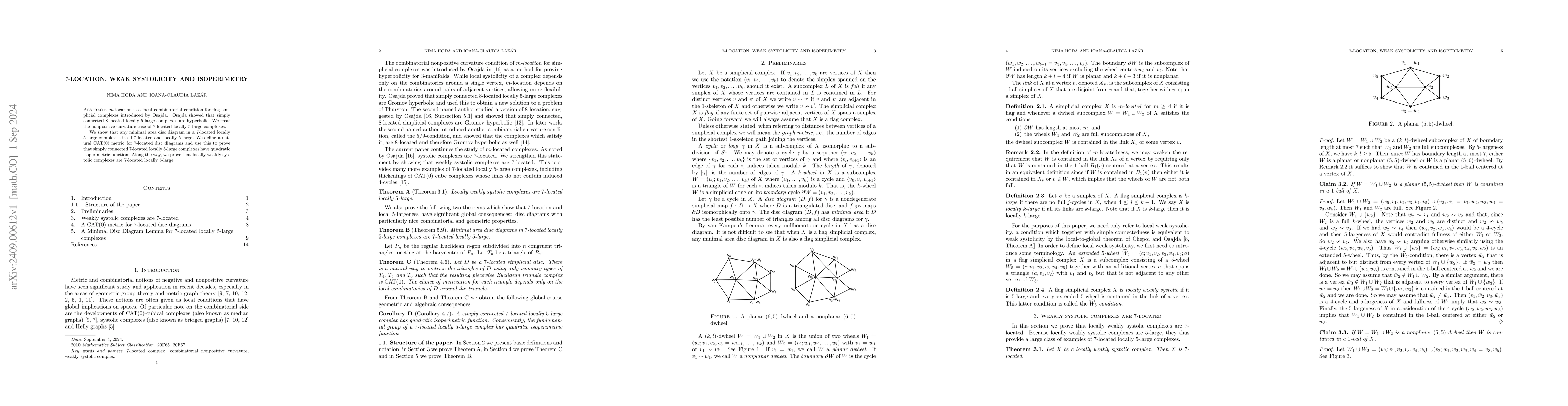 Thumbnail for 7-location, weak systolicity and isoperimetry