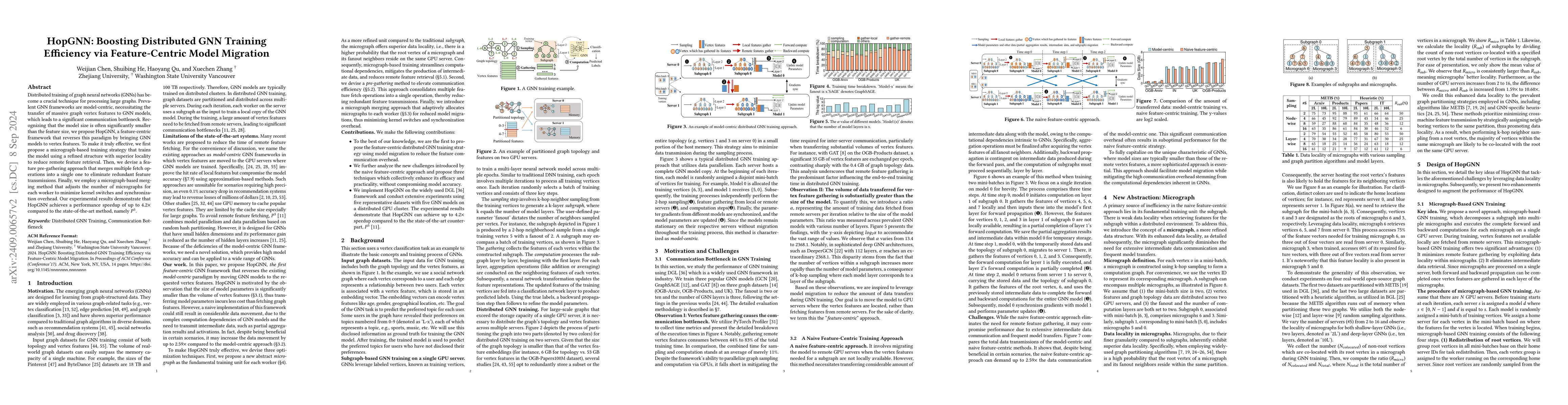 Thumbnail for HopGNN: Boosting Distributed GNN Training Efficiency via Feature-Centric
  Model Migration