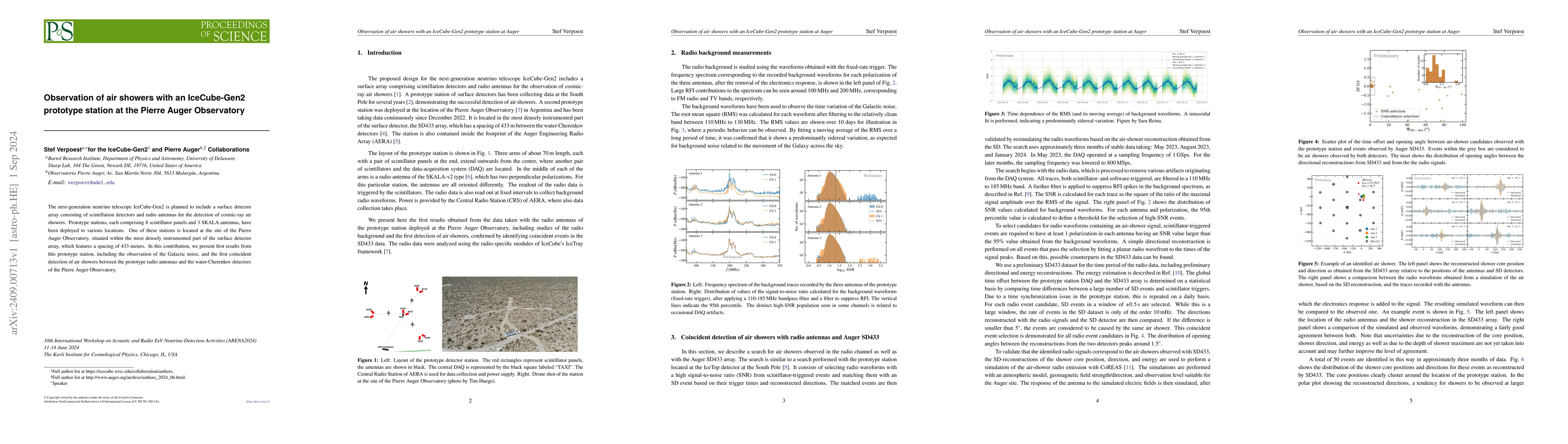 Thumbnail for Observation of air showers with an IceCube-Gen2 prototype station at the
  Pierre Auger Observatory