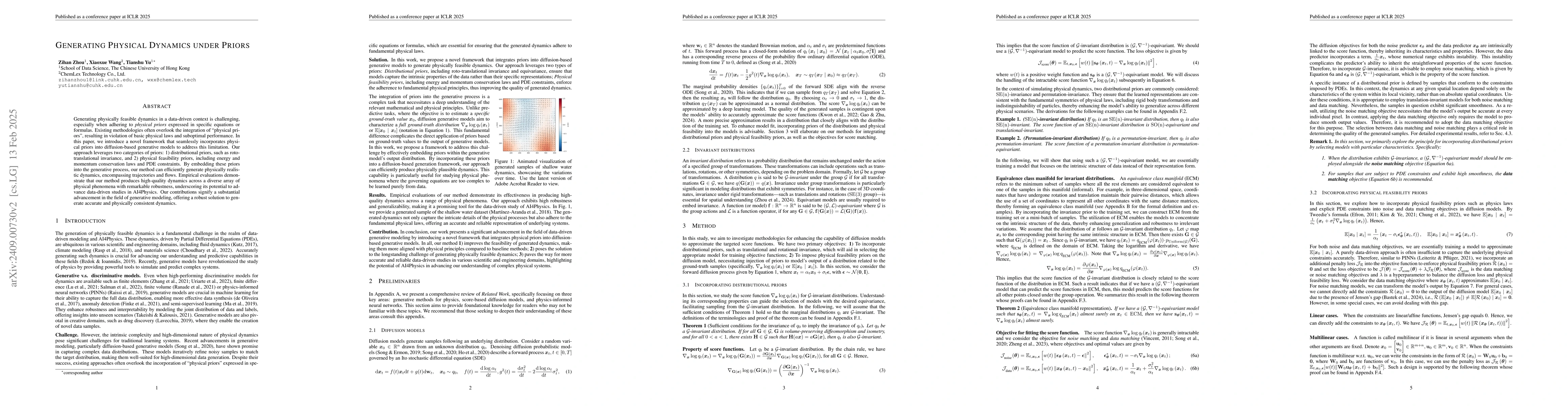 Thumbnail for Generating Physical Dynamics under Priors