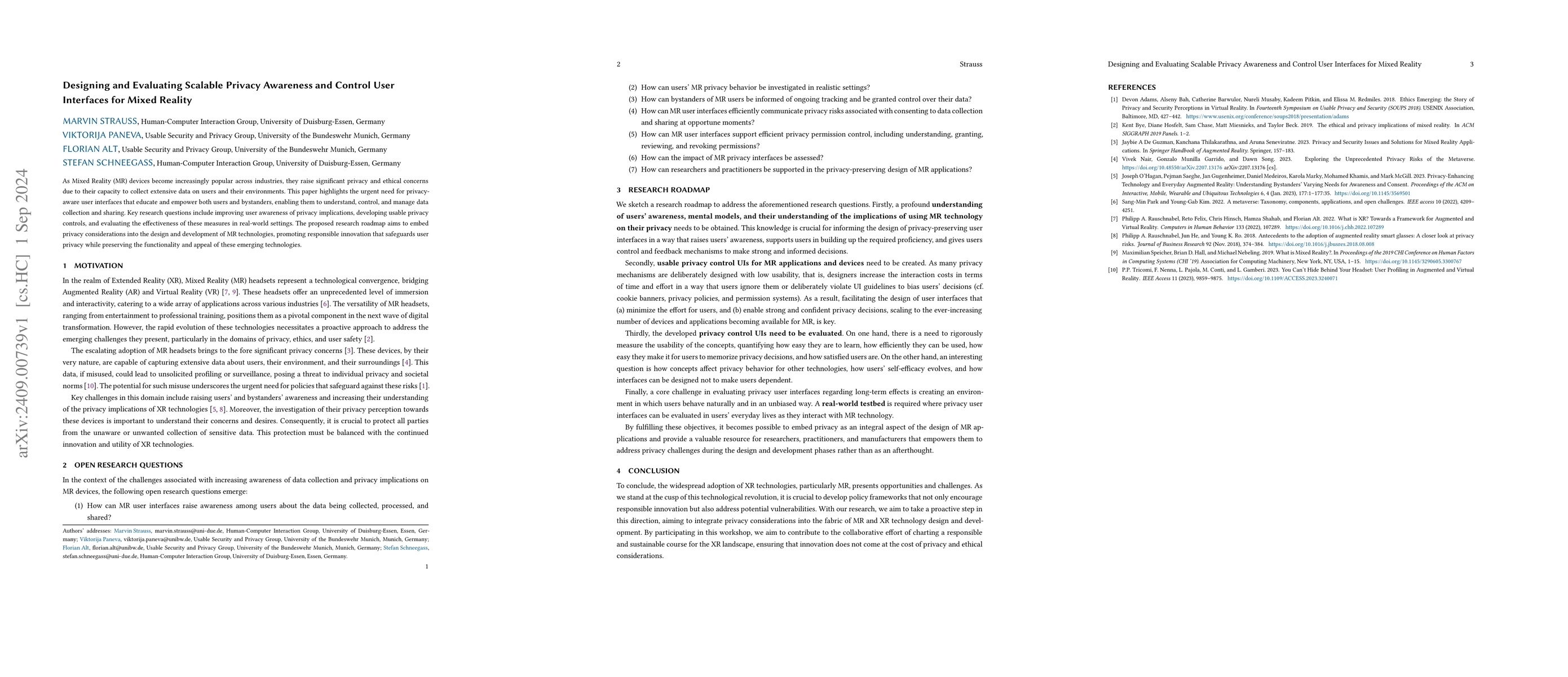 Thumbnail for Designing and Evaluating Scalable Privacy Awareness and Control User
  Interfaces for Mixed Reality