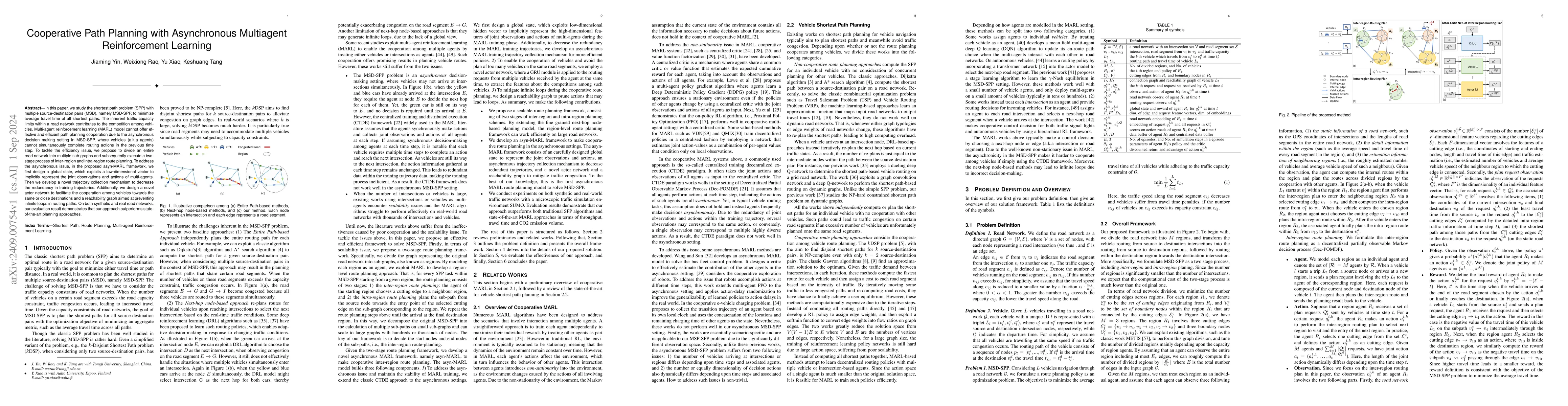 Thumbnail for Cooperative Path Planning with Asynchronous Multiagent Reinforcement
  Learning