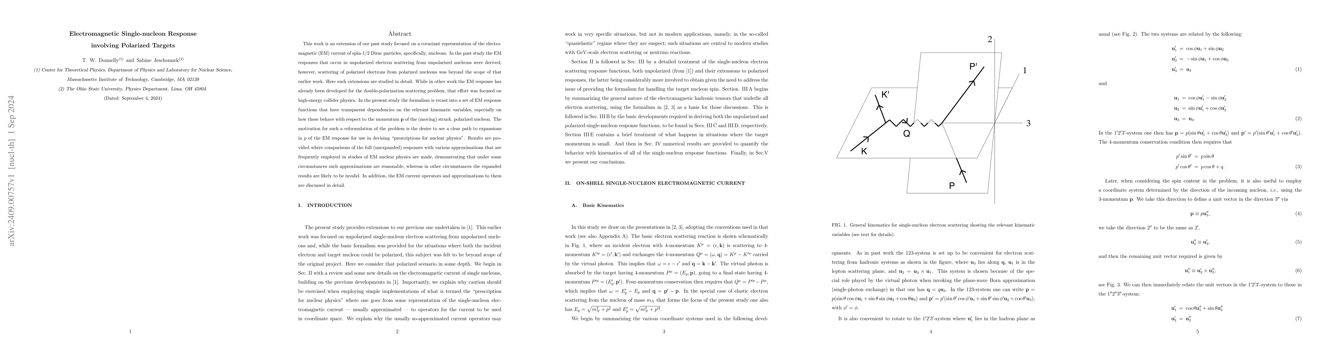 Thumbnail for Electromagnetic Single-nucleon Response involving Polarized Targets