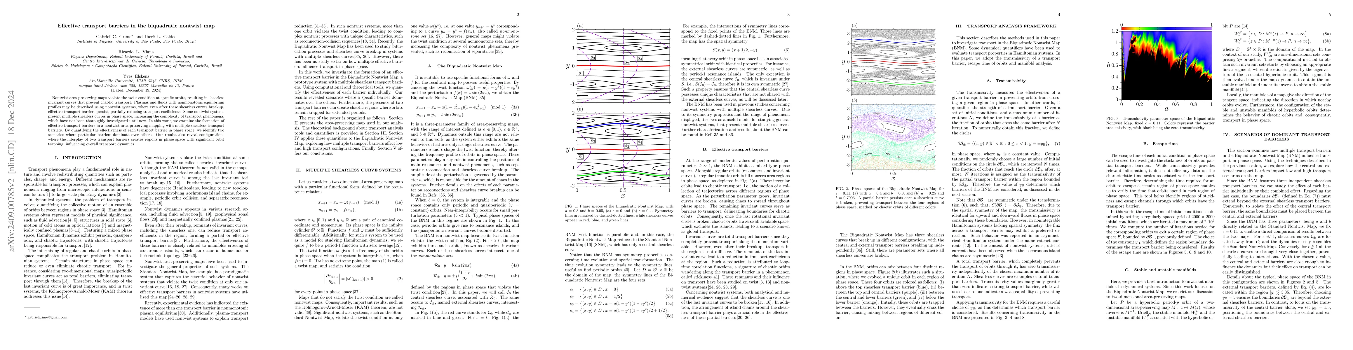 Thumbnail for Effective transport barriers in the biquadratic nontwist map
