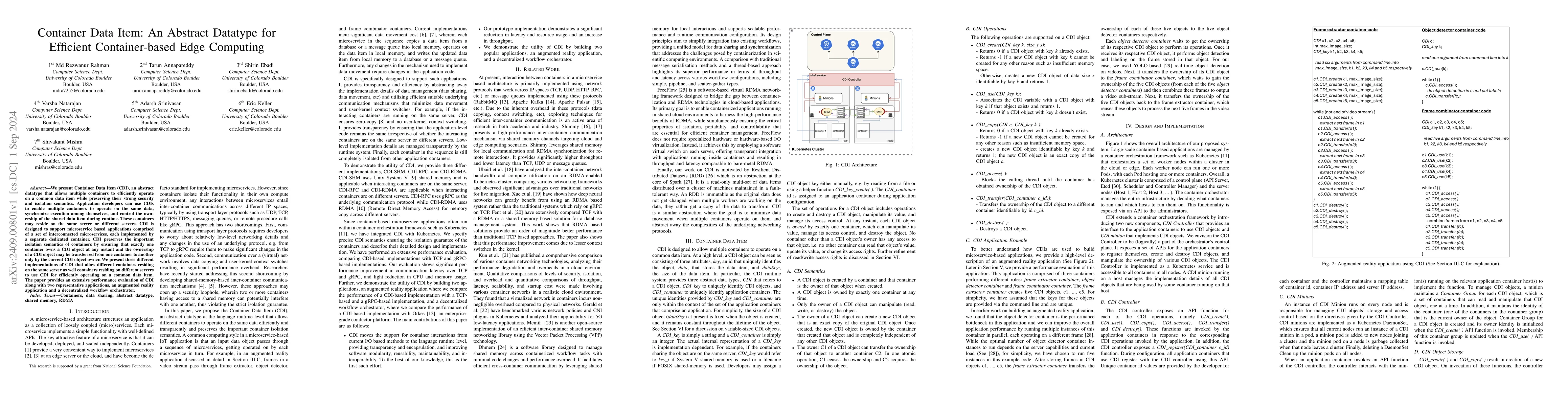 Thumbnail for Container Data Item: An Abstract Datatype for Efficient Container-based
  Edge Computing