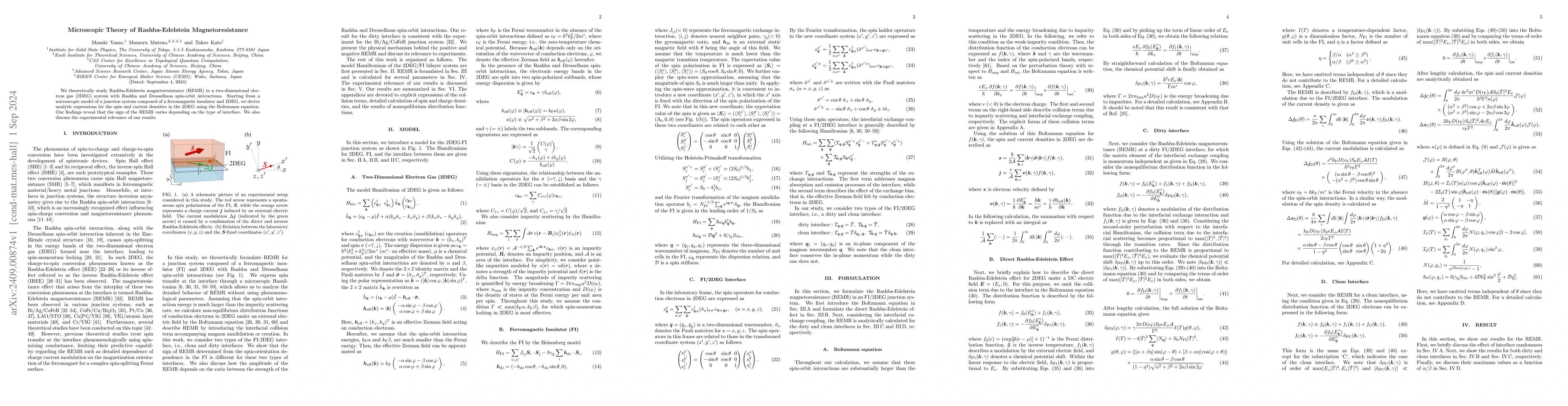 Thumbnail for Microscopic Theory of Rashba-Edelstein Magnetoresistance