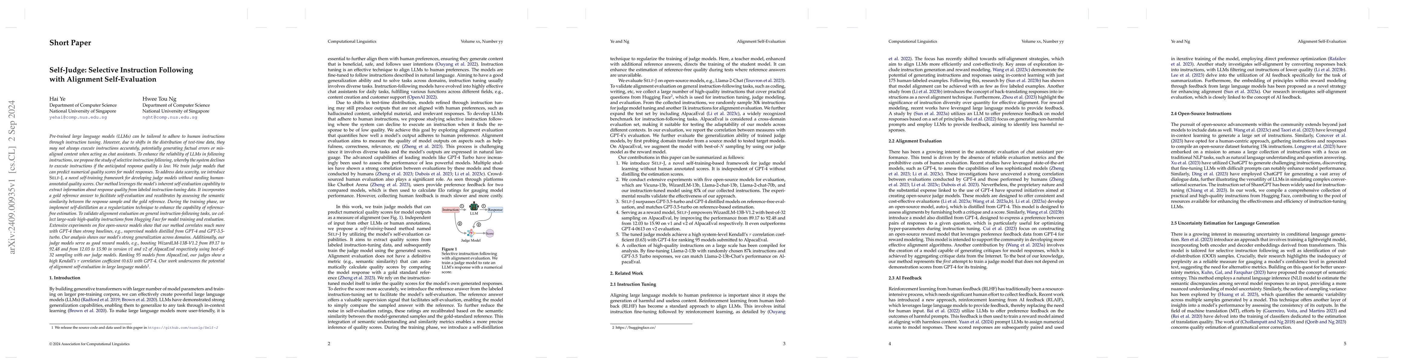 Thumbnail for Self-Judge: Selective Instruction Following with Alignment
  Self-Evaluation