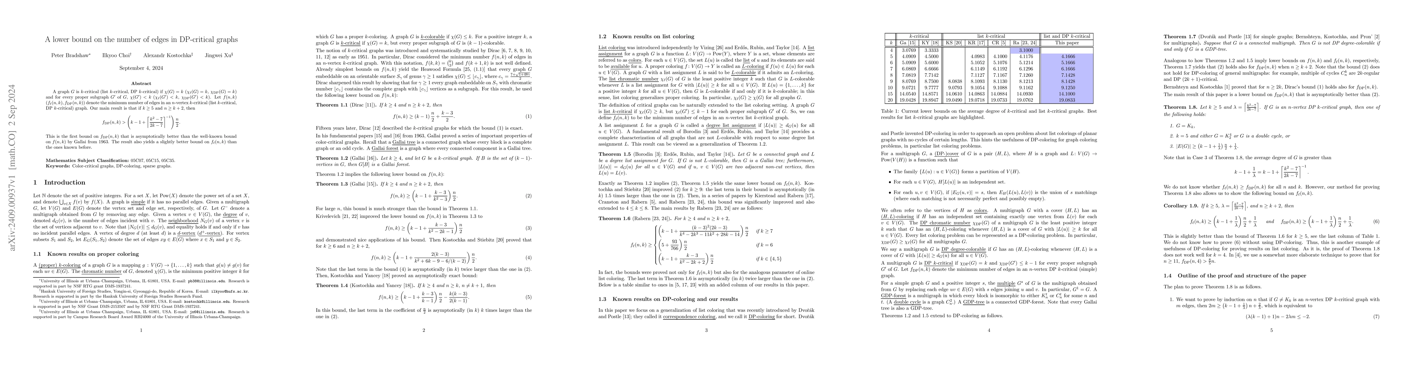 Thumbnail for A lower bound on the number of edges in DP-critical graphs