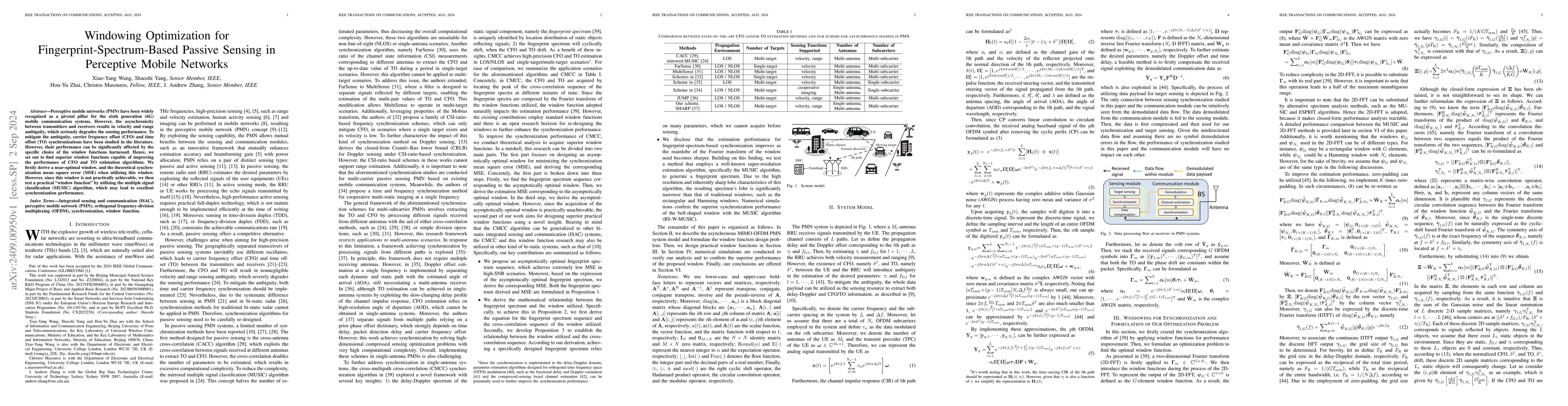 Thumbnail for Windowing Optimization for Fingerprint-Spectrum-Based Passive Sensing in
  Perceptive Mobile Networks