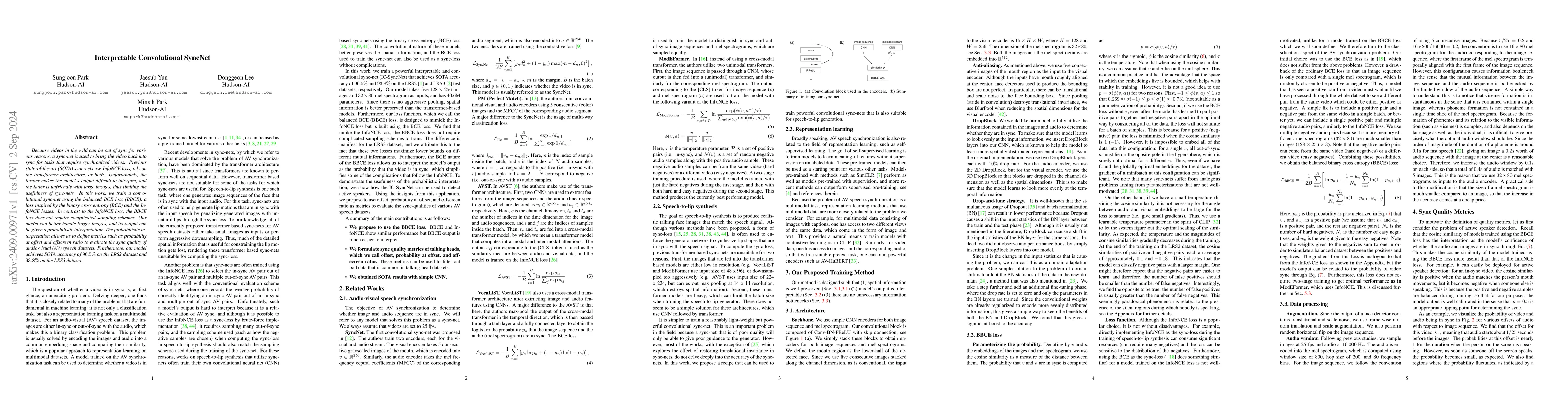 Thumbnail for Interpretable Convolutional SyncNet