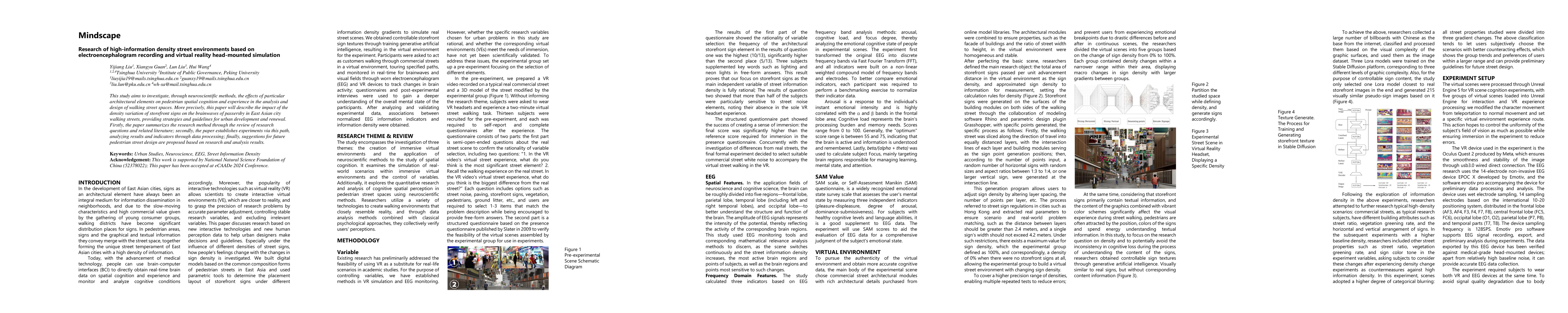 Thumbnail for Mindscape: Research of high-information density street environments
  based on electroencephalogram recording and virtual reality head-mounted
  simulation