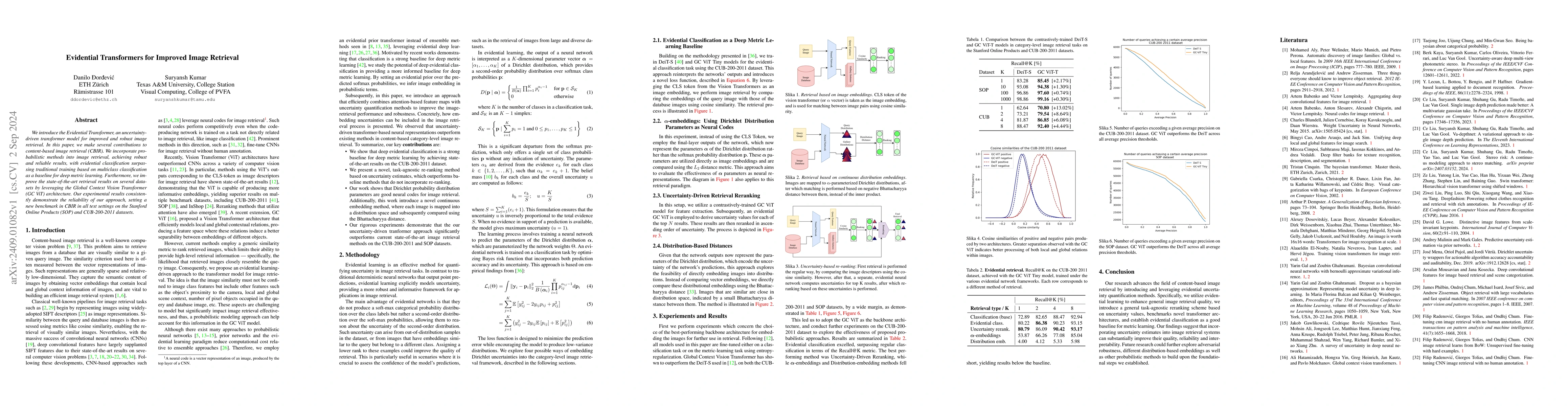 Thumbnail for Evidential Transformers for Improved Image Retrieval
